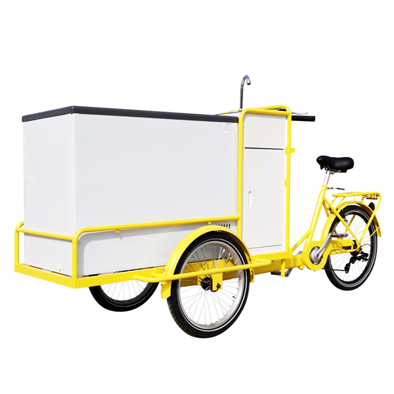 500w Electric Ice Cream Tricycle Dc 12v Freezer Inside Ice Cream Bike
