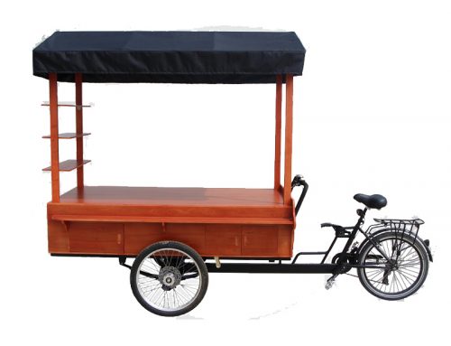 Street Vending Carts Electric Food Cart Coffee Bike for Sale